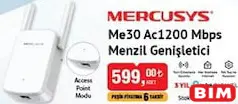 MERCUSYS ME30 AC1200 MBPS MENZİL WİFİ GÜÇLENDİRİCİ